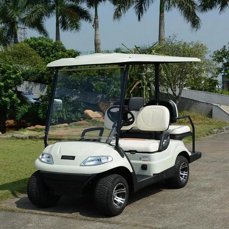 Electric Sightseeing Bus 4 Seater Battery Operated Golf Cart
